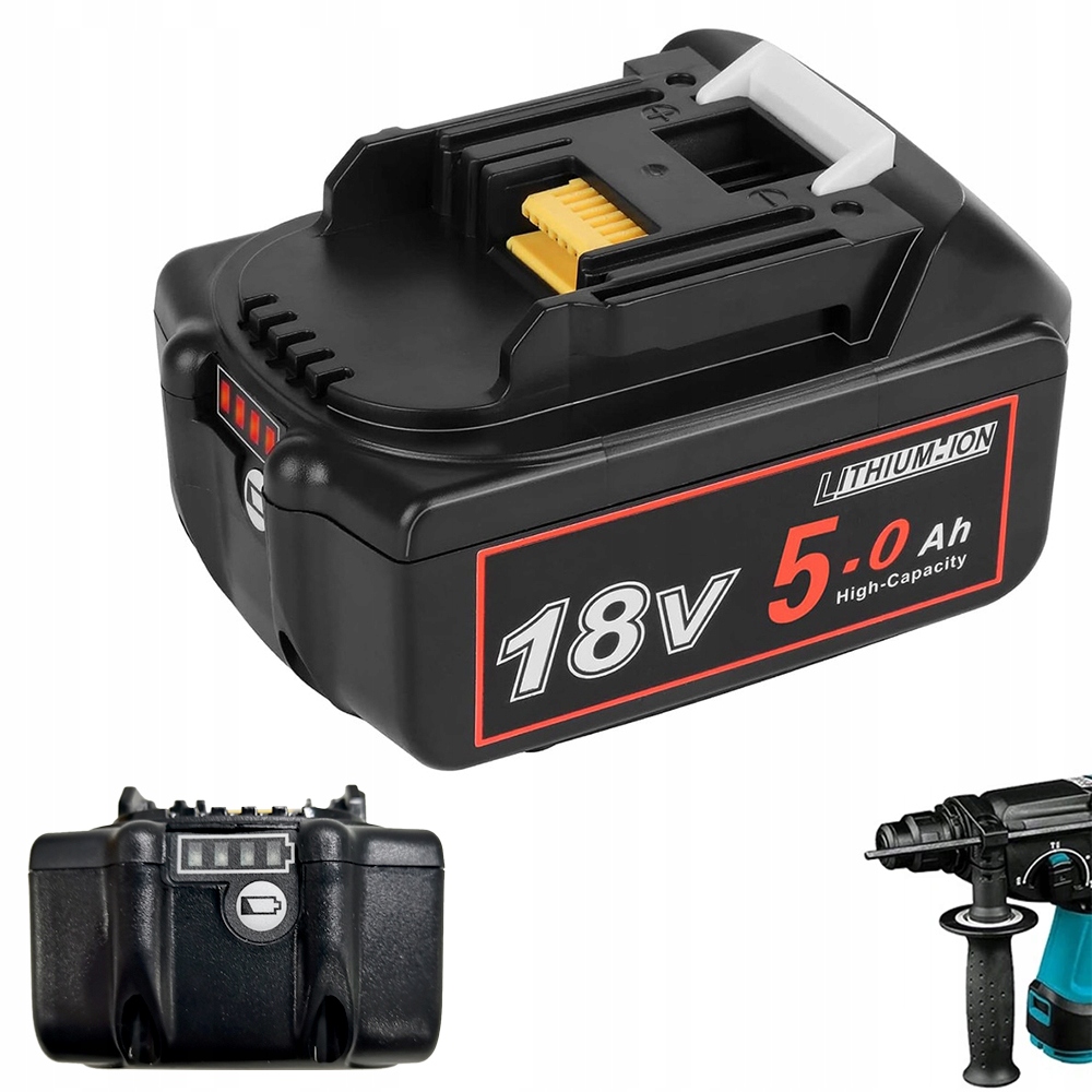 Akumulátor 18 V 5 Ah 5000 Mah Pro Výměnu Elektrického Nářadí