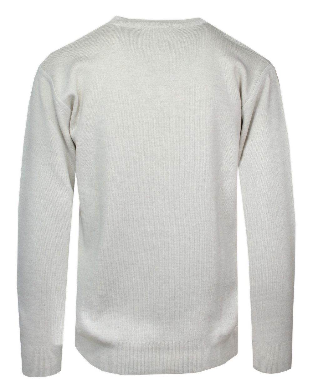 Beżowa Męski Sweter w Serek YAMAK -L Marka inna