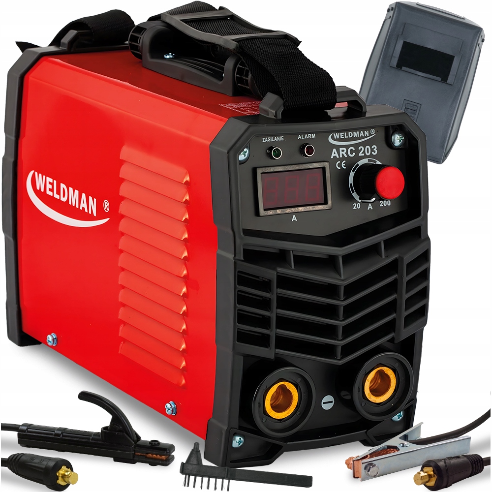 Spawarka inwertorowa Weldman Arc 203 Igbt Mma 200A Hot Start Arc Force 230V