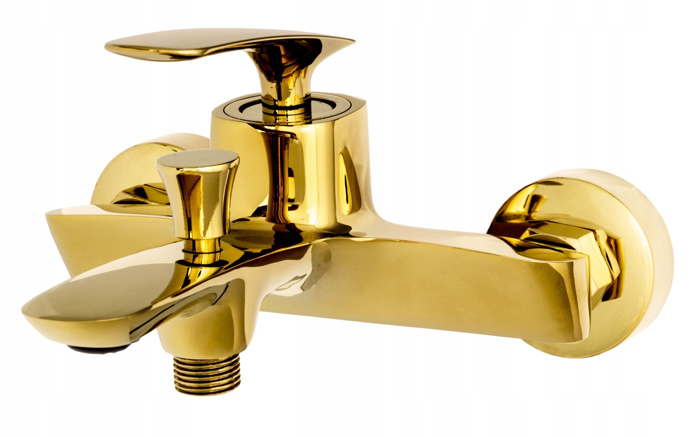 TONY ZŁOTA BATERIA WANNOWA DŁUGA WYLEWKA KRAN