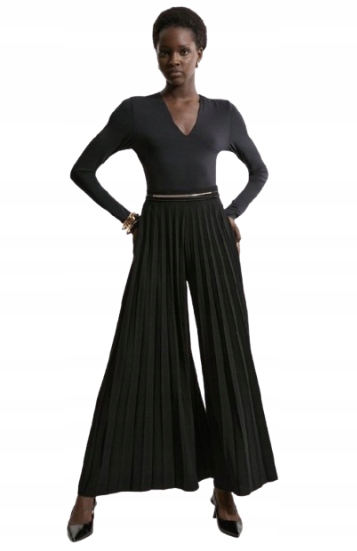 Karen Millen Černá Sukně S Vysokým Pasem 38 B1G