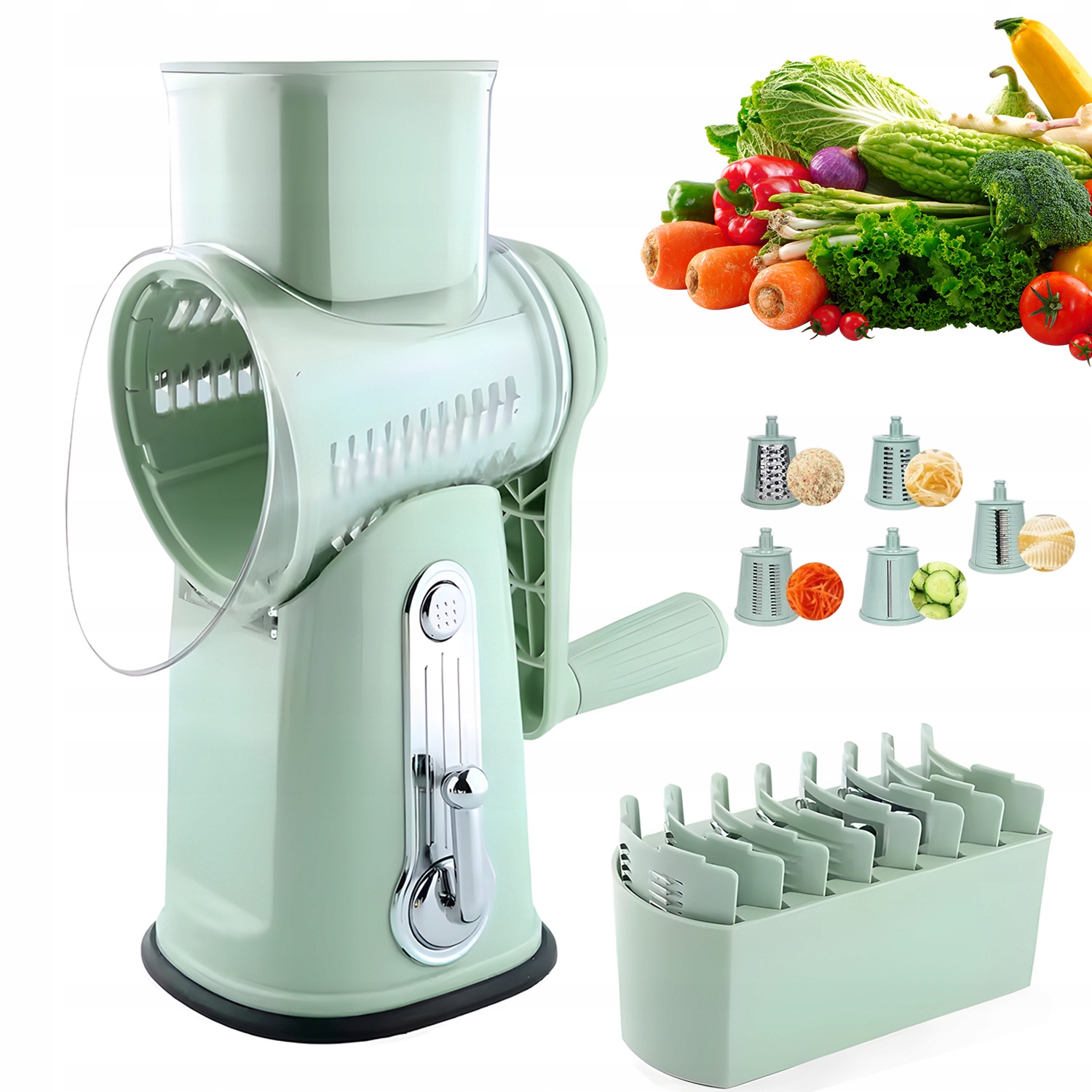 Ruční Rotační Kuchyňské Struhadlo Na Brambory Mandolína Kráječ Na Zeleniny