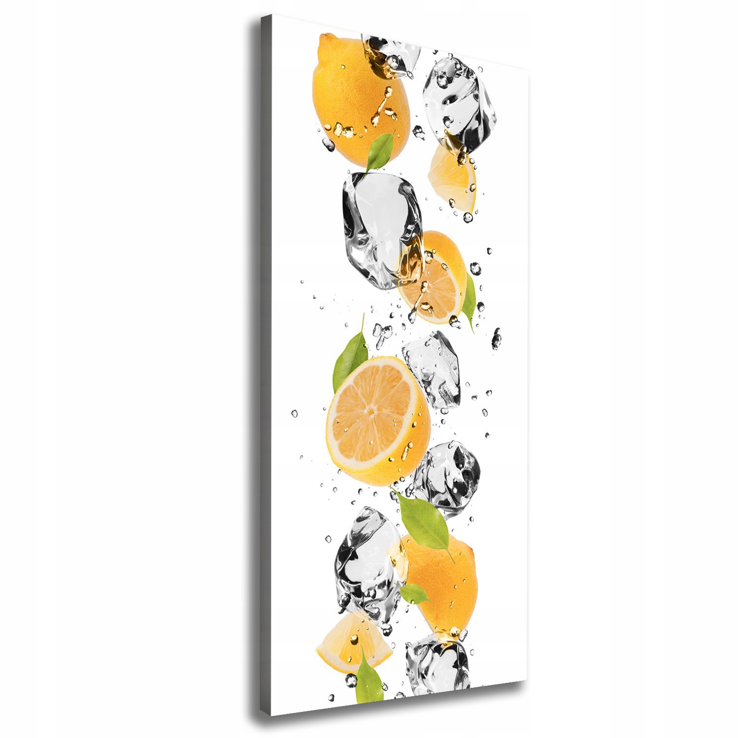 

Foto obraz canvas na ścianę Cytryny i woda 50x125