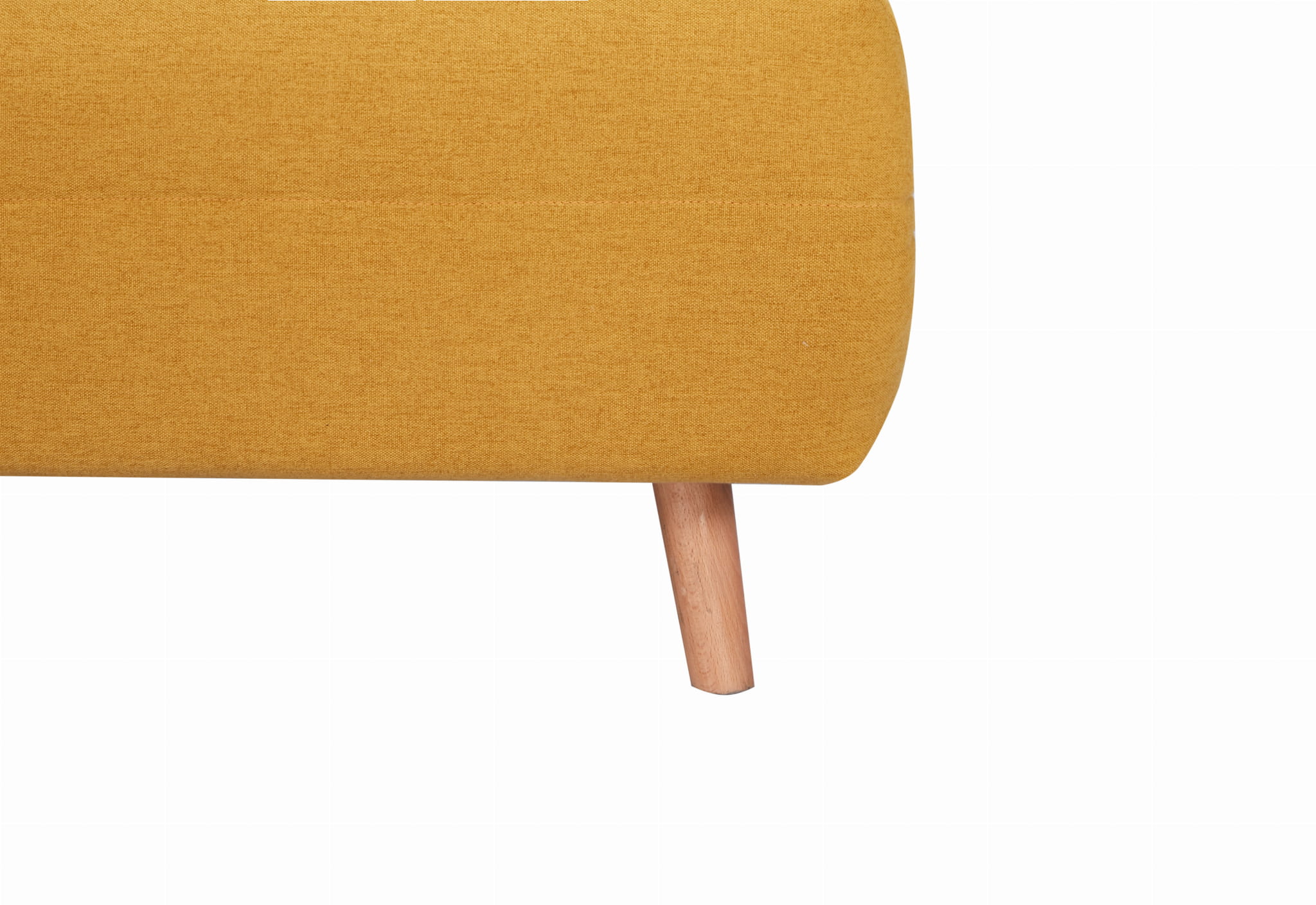 Sofa rozkładana SPIKE II curry z funkcją spania Powierzchnia spania - szerokość (cm) 141-150 cm