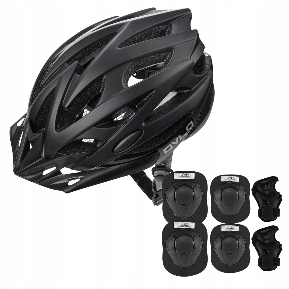 Regulovatelná přilba na kolečkové brusle Koloběžku Skateboard 55-58 cm chrániče M