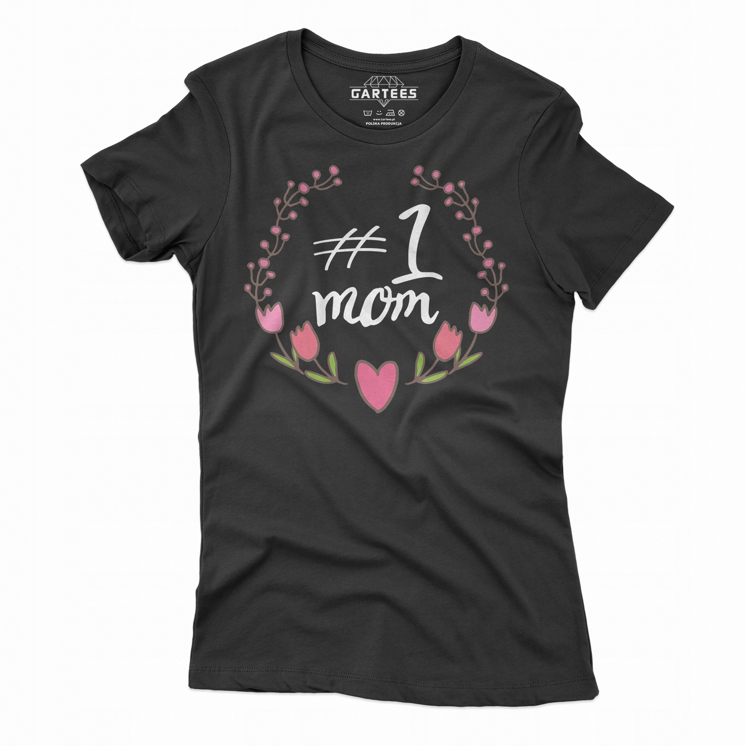 

Koszulka Damska Tshirt #mom Dla Mamy Mama