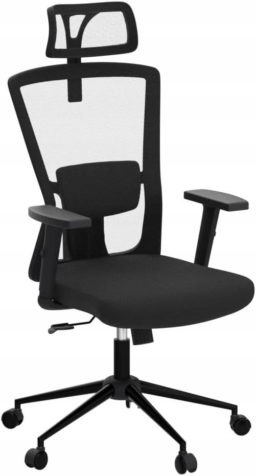 Ergonomiczne krzesło biurowe, fotel biurowy z regulowanym podłokietnikami