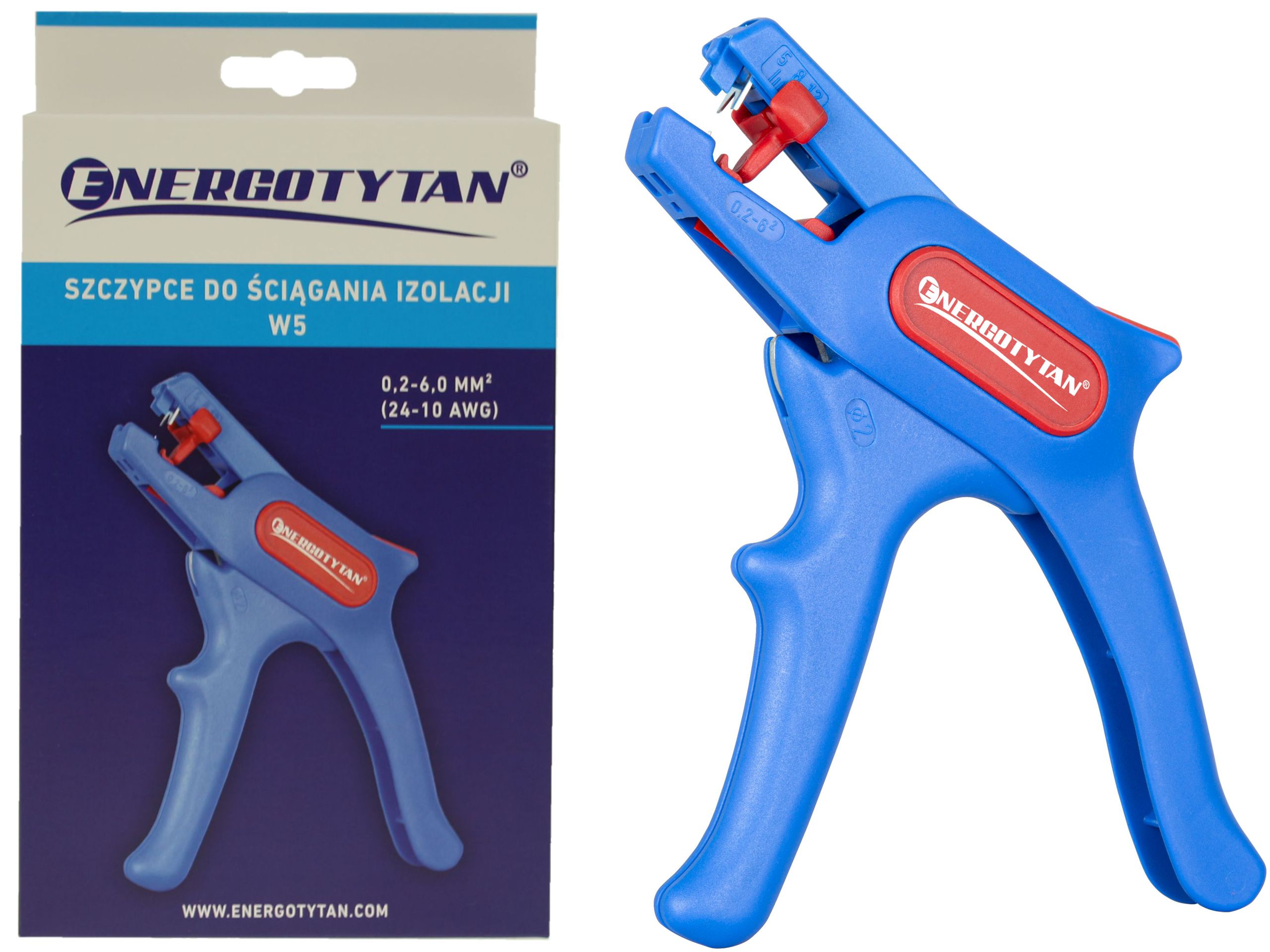 Odizolační kleště 0,2 mm² – 6 mm² Energotytan Vyrobený V Německu W5