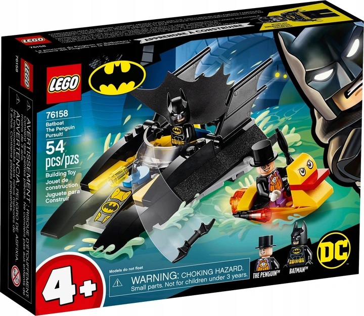 

Lego Heroes 76158 Łódź Batmana i Pingwin