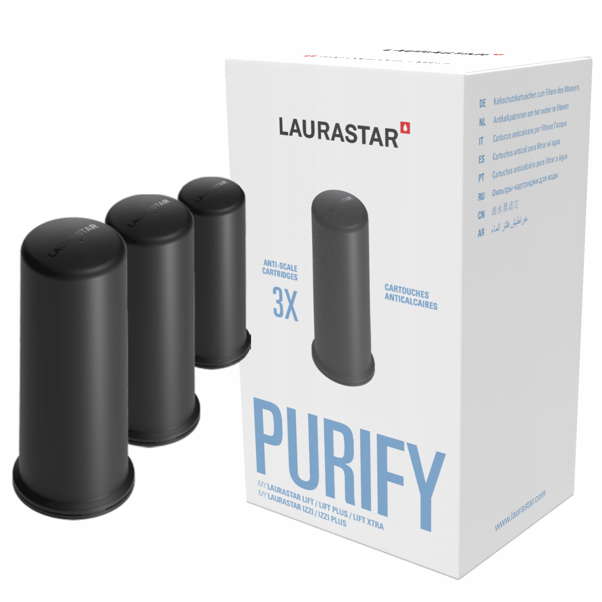 Kartridż Filtrujący Filtr do Laurastar Lift , Izzy zestaw 3 szt.