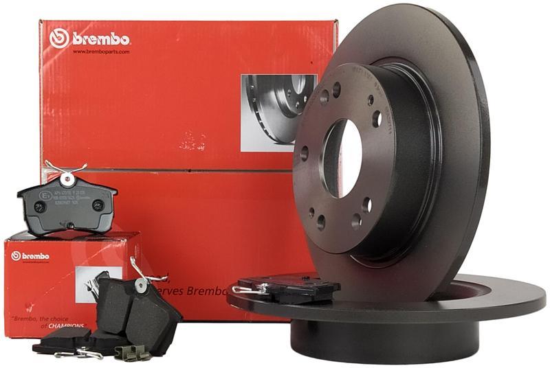 

Brembo Tarcze+klocki Tył Honda Accord VII