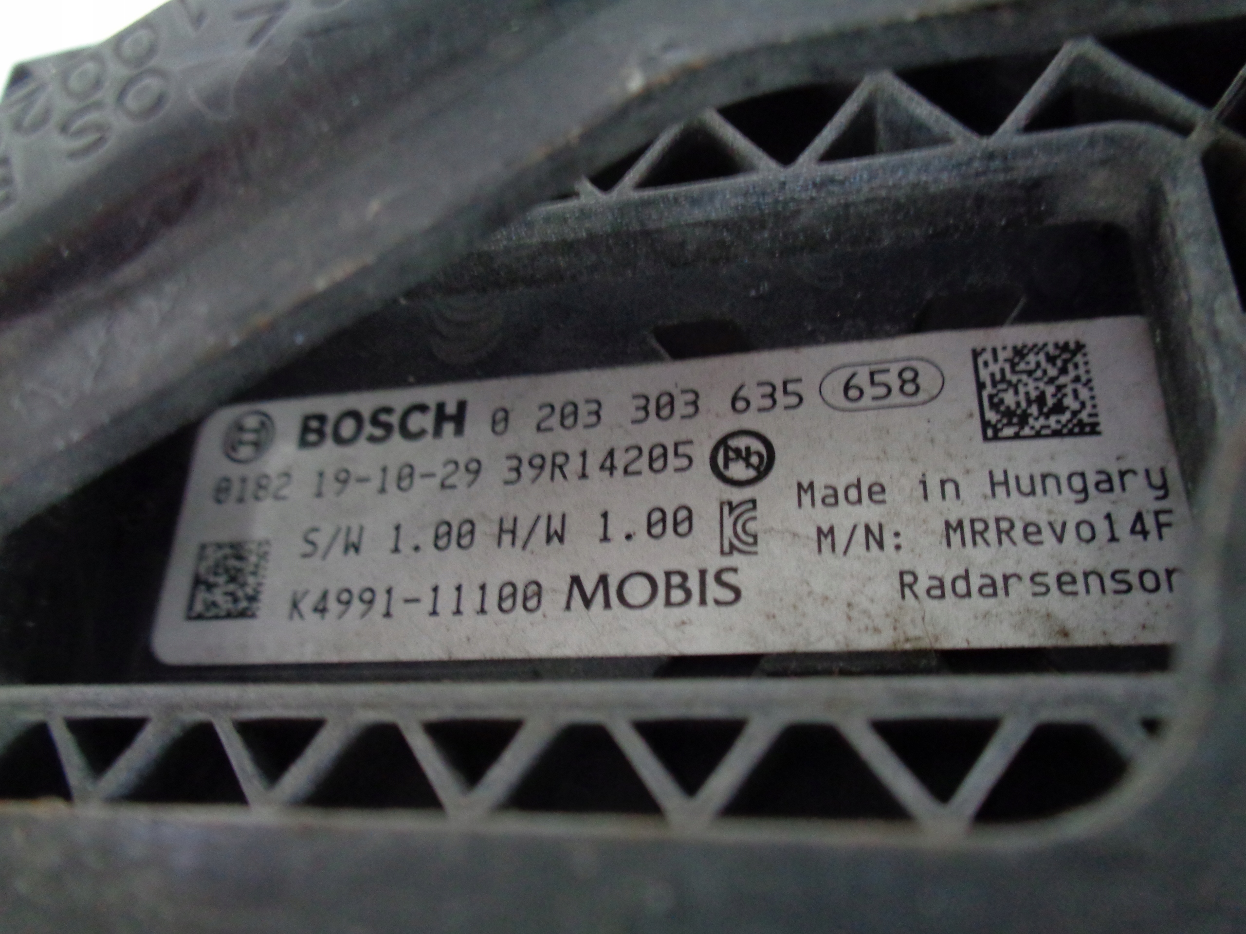 RADAR DISTRONIC ACC SENSOR HYUNDAI KONA K4991-11100