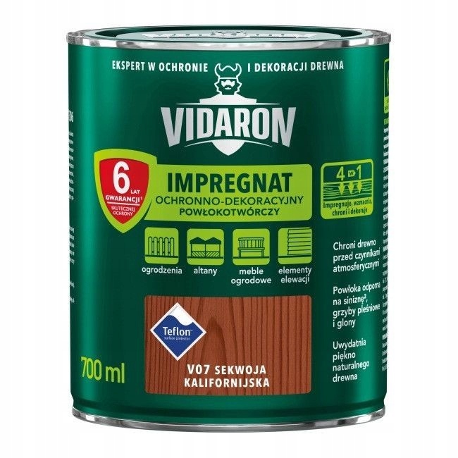 

Vidaron Impregnat Drewno 0,7 Sekwoja Kalifornijska