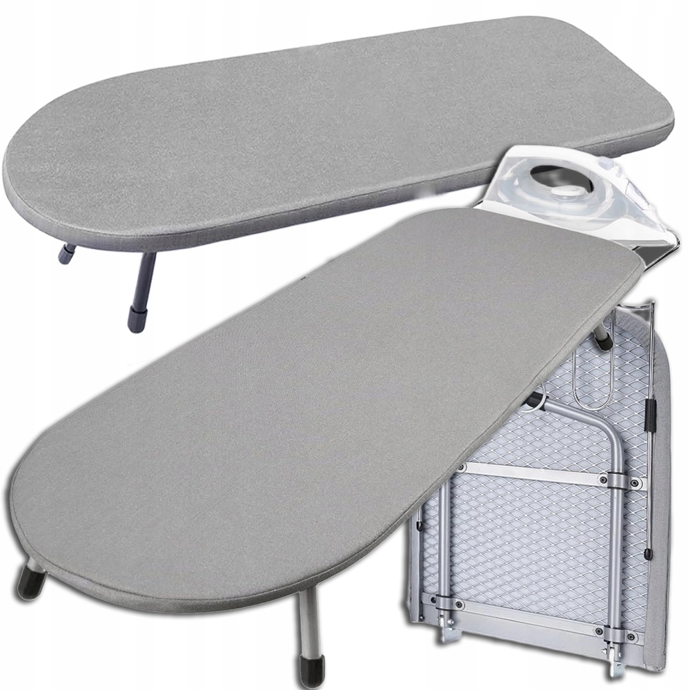 Levně Skládací Deska 83X31 CM Pro Žehlení Oděvů, Nastavitelná Výška, Pevná, Šedá Barva
