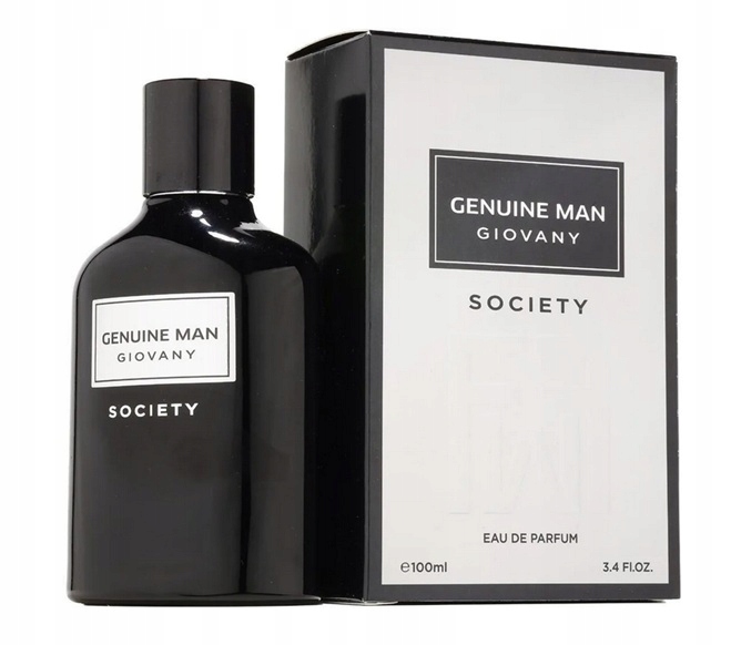 Fragrance World Genuine Man Society 100 ML Edp Pro Muže