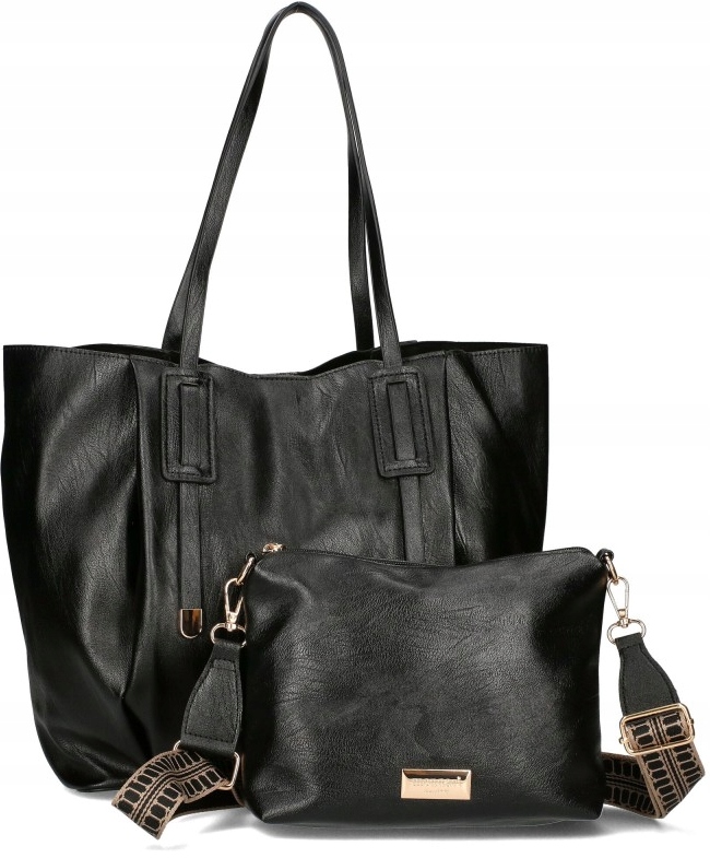 Dámská kabelka 2v1 Monnari BAG0901-020 Černá Velká Malá