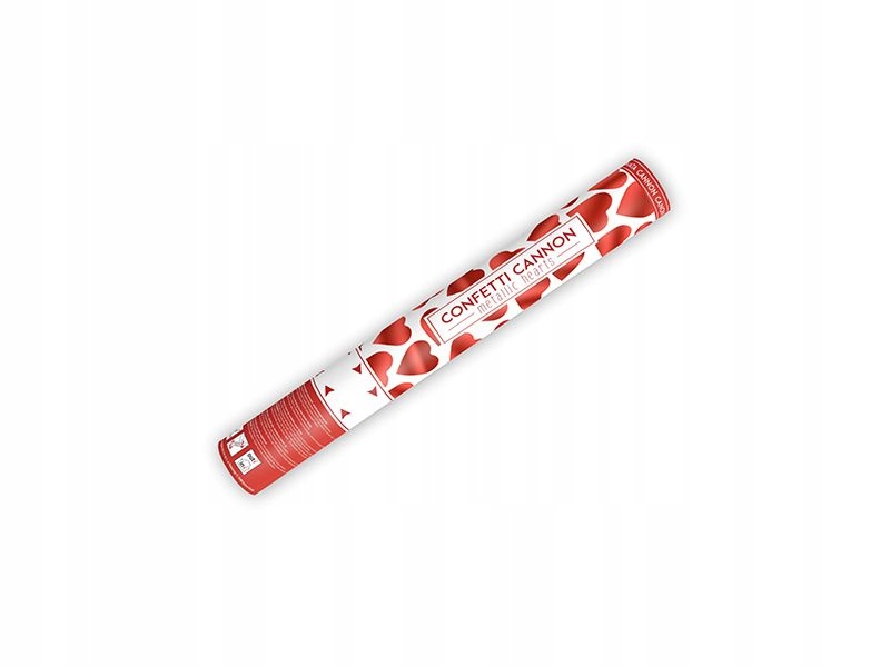 

Tuba Wystrzałowa Z Konfetti Serca Czerwone 40 cm