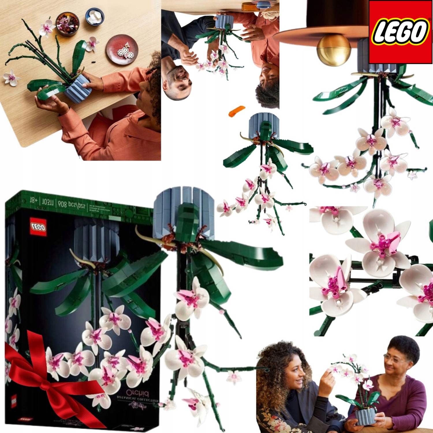 Lego Klocki Orchidea Zestaw Kwiaty Dla Niej Walentynki