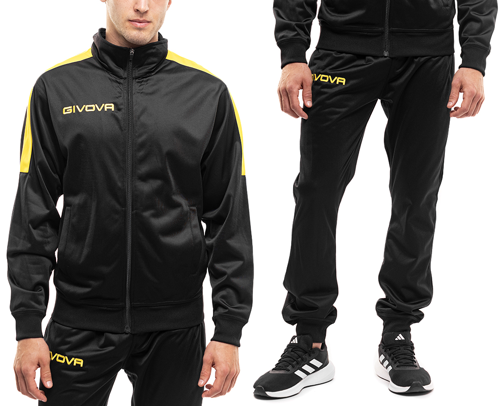 Komplet Sportowy Givova Dres Treningowy Zestaw Bluza Spodnie r. L