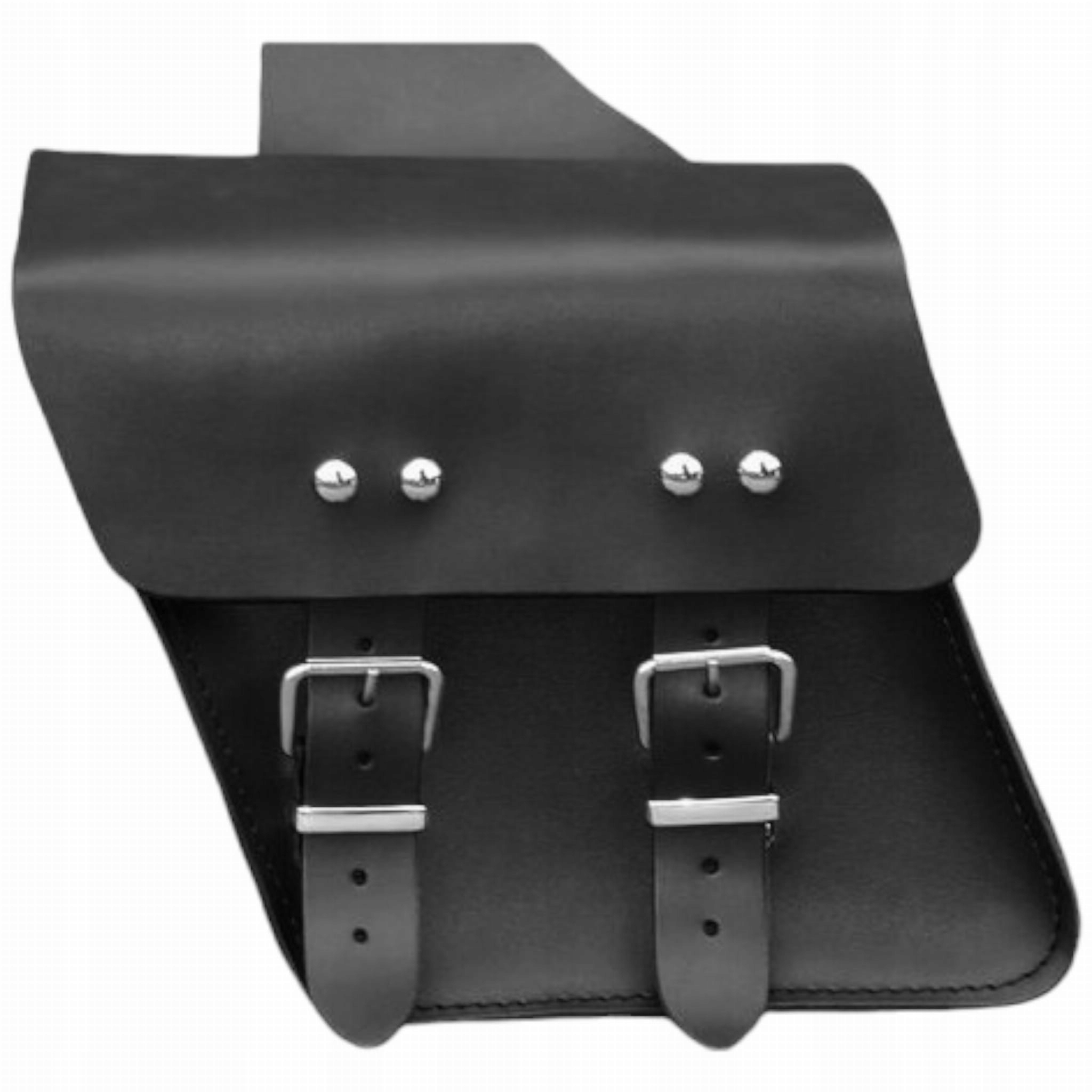 Motocyklové brašny Kožené boční tašky Černé 8L S18