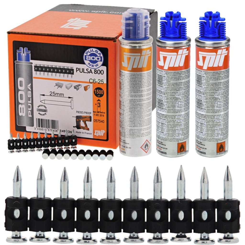 Klince Do Osadzovača Spit Pulza C6-25 Plyn P800 1500KS