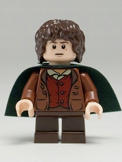 Lego Nová figurka Frodo Baggins Reddish Brown Jacket Lotr lor028