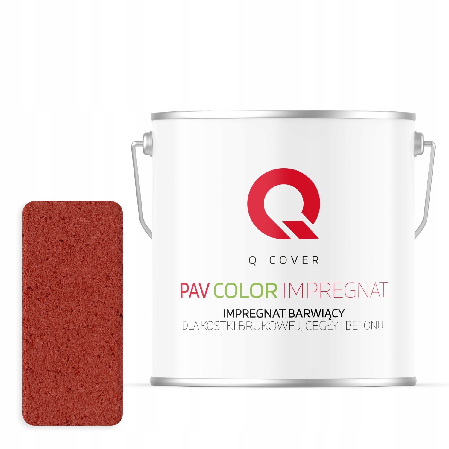 Farbiaci Impregnát Na Dlažobné Kocky Betónu, Farba Paradajková, Červená, 5 L