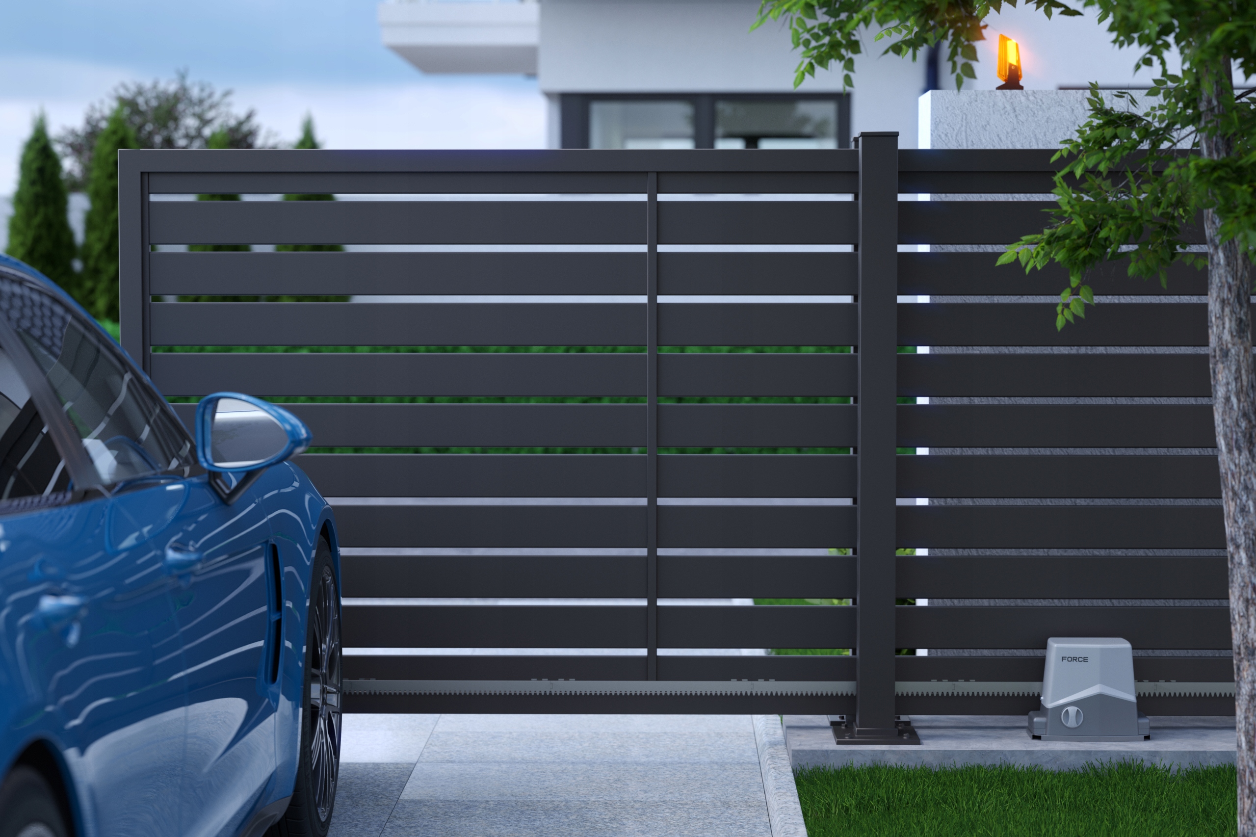 FORCE TYTAN SL600 NAPĘD DO BRAM PRZESUWNYCH do 600kg, LAMPA LED, EAN (GTIN) 5907339710080