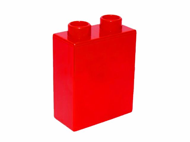 

Ts Nowe Lego Duplo Płytka Stojąca 2x1 czerwony