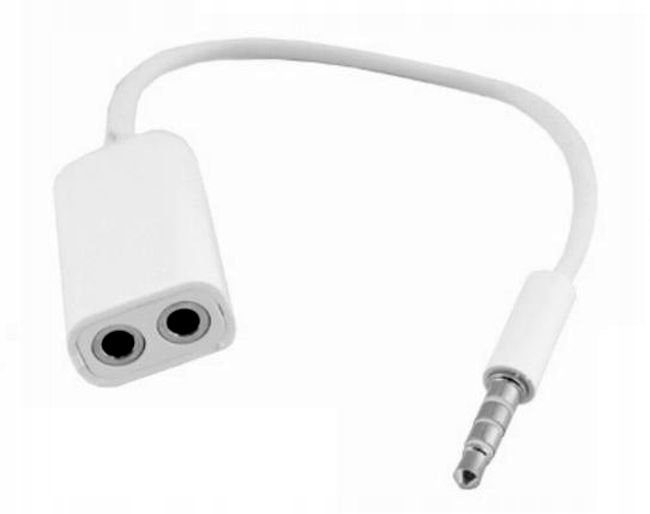 

Rozdzielacz adapter jack 3.5 4pin 2x jack 3.5