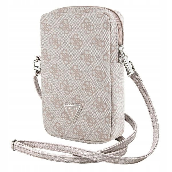 Taška Guess GUWBZP4GFTSP Zip 4G Triangle růžová/pink
