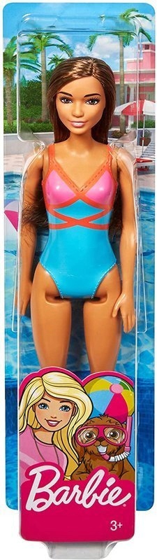 

Mattel Barbie Lalka Plażowa Szatynka GHW40