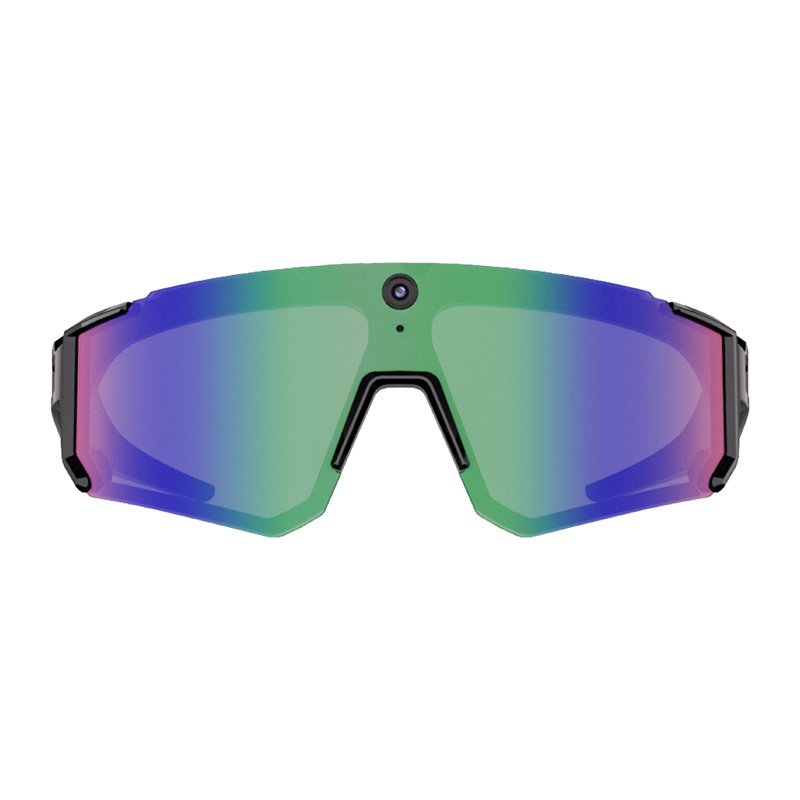 Colmi V06 Ai Smart Okulary Sportowe z Kamerą 2K 8MP Bluetooth 260mAh Czarne