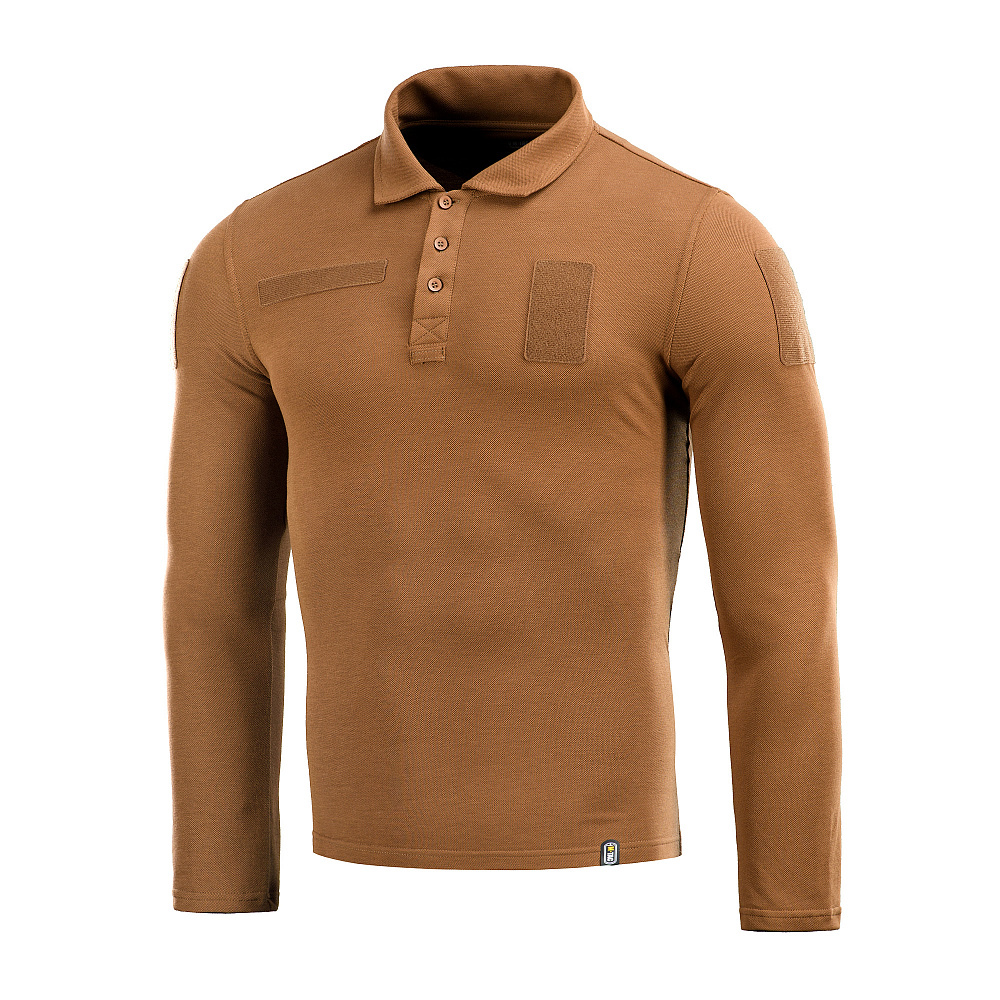 M-Tac Koszulka Męska Polo Taktyczna z długim rękawem 65/35 Coyote Brown 3XL