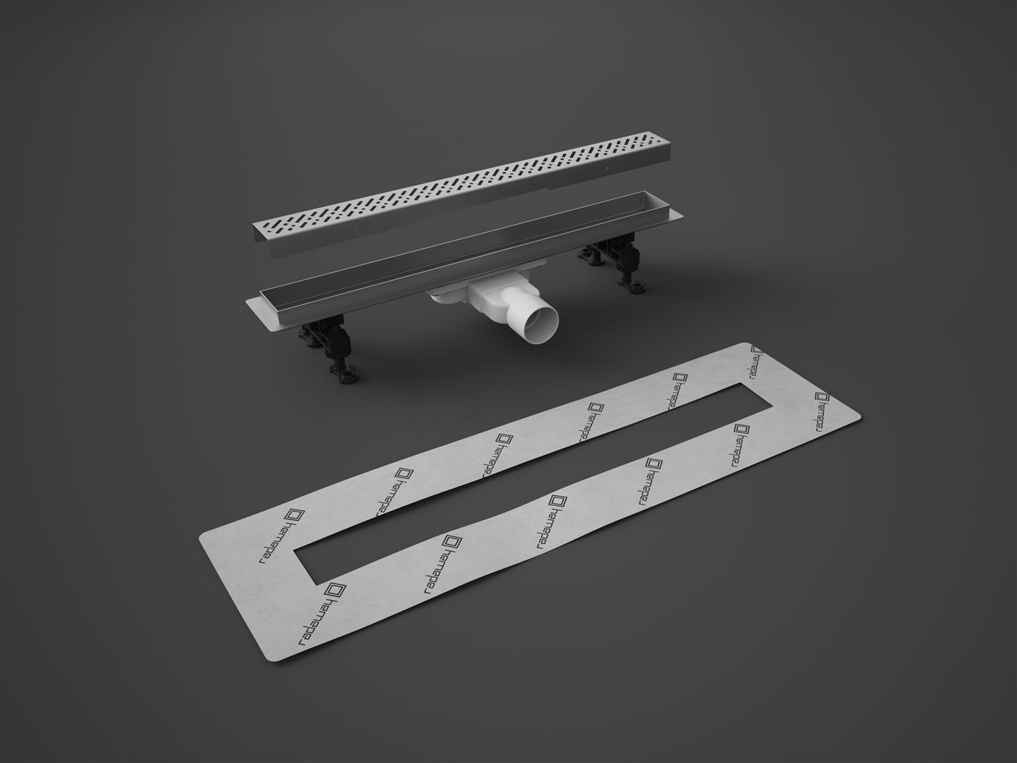 Odpływ liniowy SLIM 85 cm RADAWAY ruszt Basic Marka Radaway