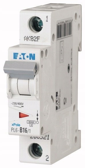 

Wyłącznik nadprądowy 1P B 16A 6kA Ac PL6-B16/1