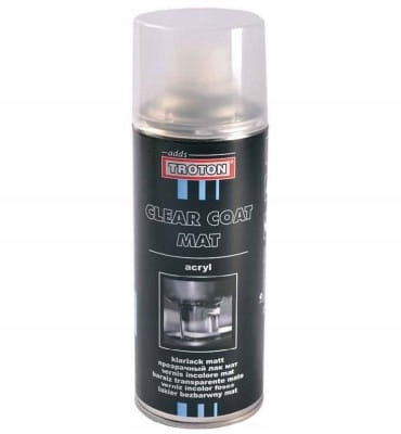 Troton lakier bezbarwny mat spray 400ml