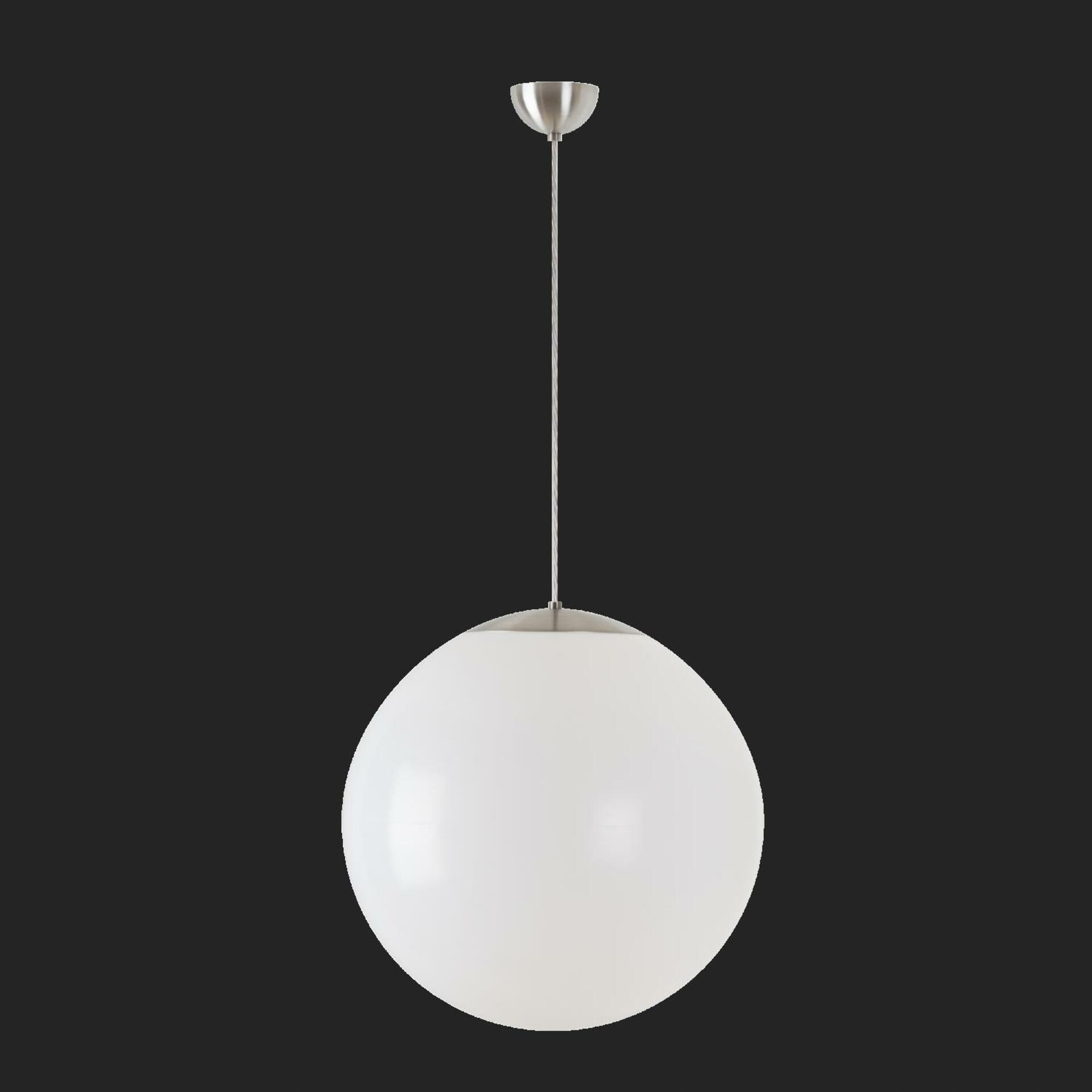 Osmont 44198 Isis S4 závesné plastové svietidlo nerez brúsená biela IP40 1