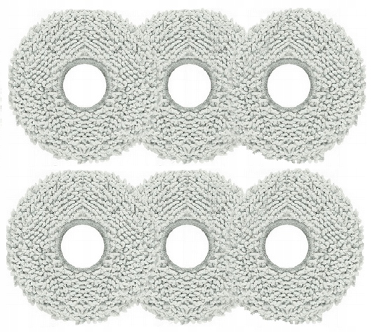 6X MOP DO XIAOMI MI ROBOT VACUUM X10+/S10+/DREAME L20 ULTRA/L10S PRO ULTRA/