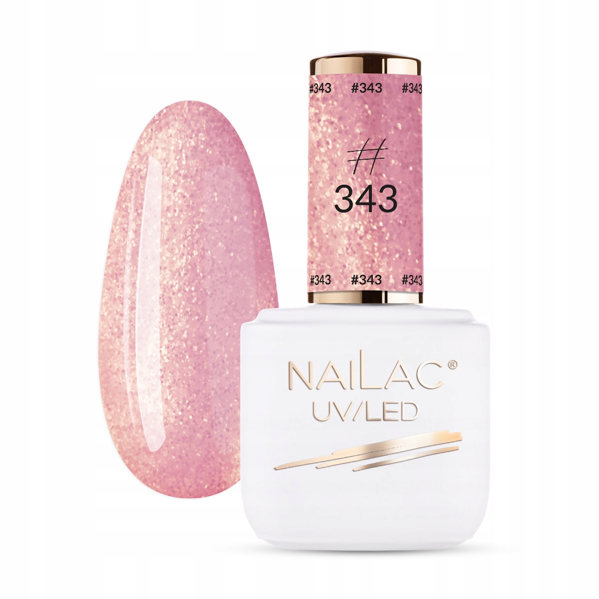 

#343 Lakier hybrydowy NaiLac 7ml