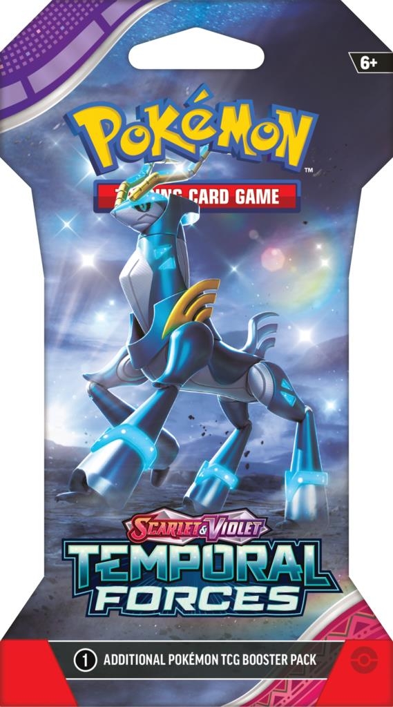 Pokemon TCG: Scarlet & Violet - Temporal Forces Pakiet kart w opakowaniu