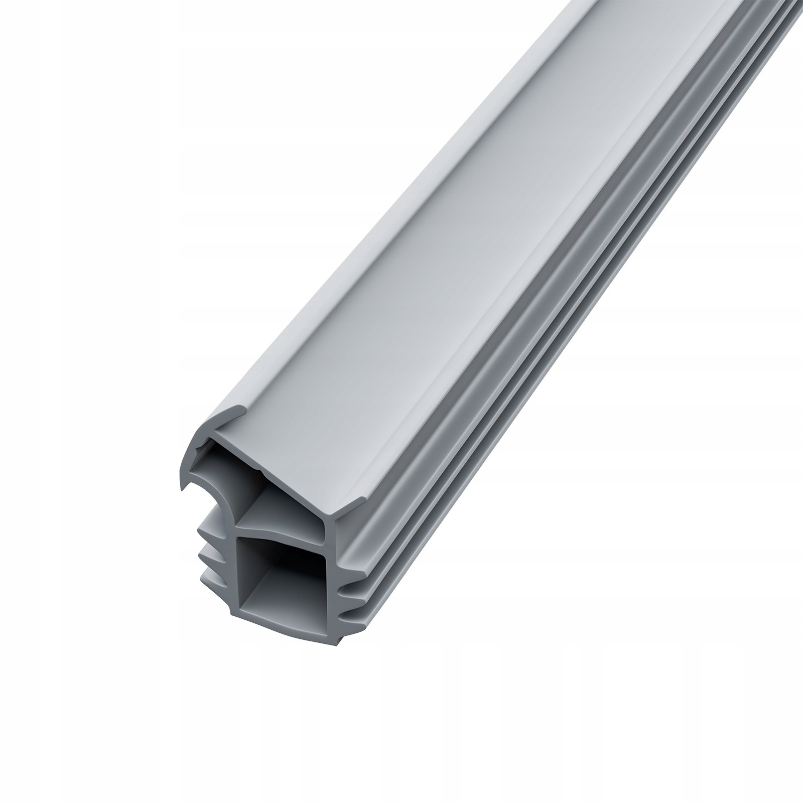 Těsnění vnějších dveří z kovové oceli 90 m KU-11 Šedá