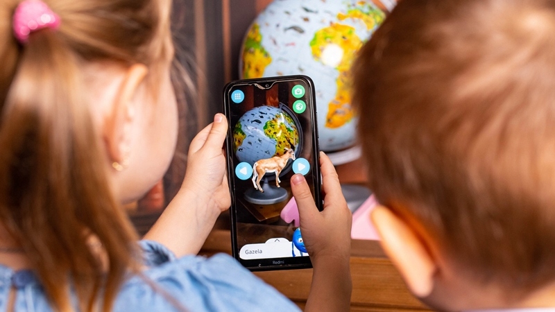 GLOBUS SZKOLNY 25 cm 2w1 PODŚWIETLANY + APLIKACJA polityczno - fizyczny Bohater brak