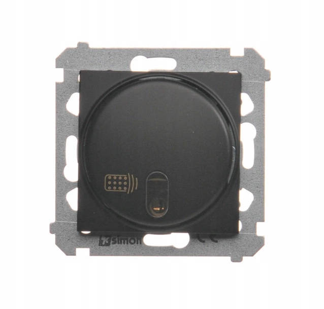 Simon 54 Vypínač Prepínač Diaľkovo ovládaný Relé Čierny Mat