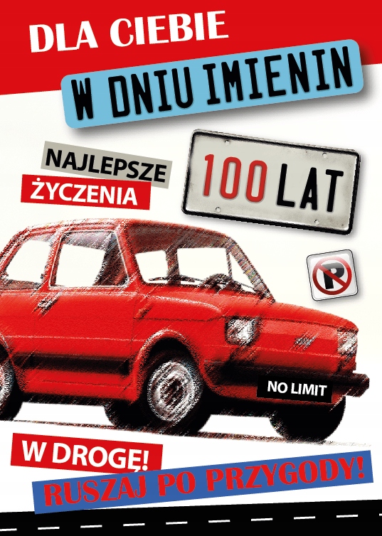 

na imieniny Kartka retro Maluch 126p GM268