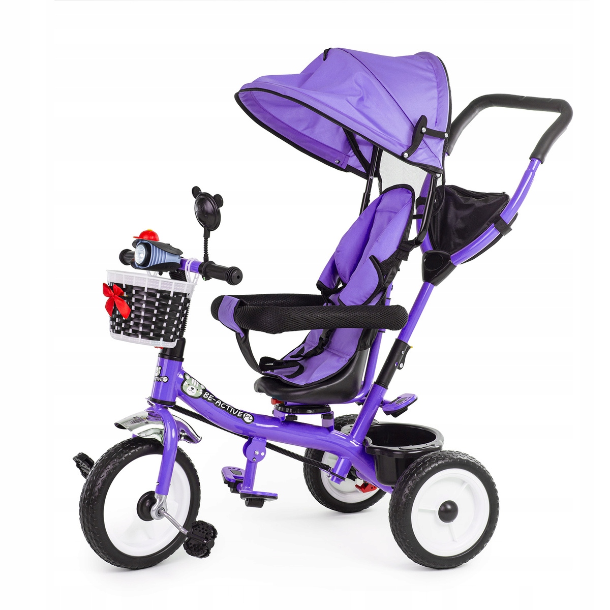 Wielofunkcyjny rowerek trójkołowy 3w1 jeździk pchacz wózek dla dzieci