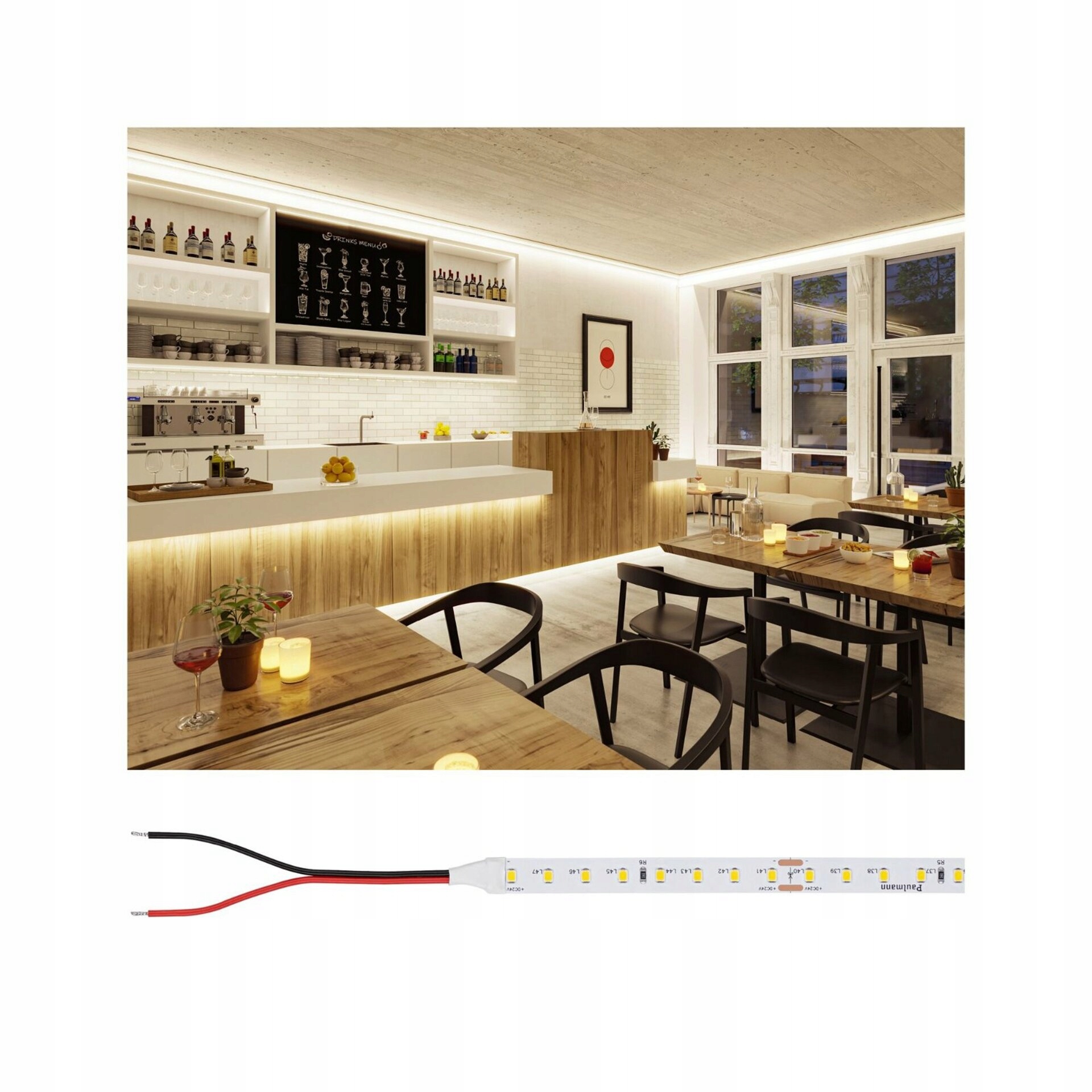Paulmann Pre Led Strip Silver P75 10m 42W 700lm/m 96LEDs/m 3000K