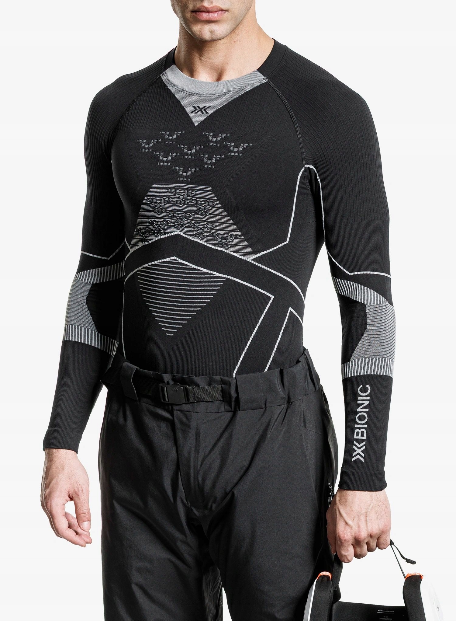 Mikina X-Bionic Energy Accumulator Light Ls x black/grey M