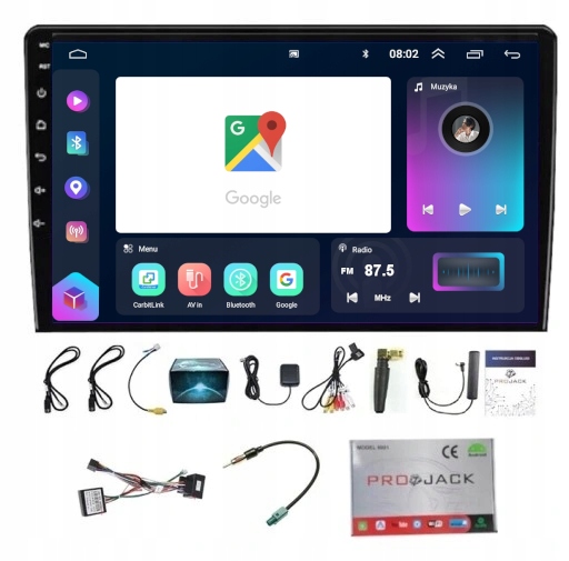 Rádio Navigácia Citroen Berlingo 2008-2018 Carplay Android Wifi 8/128GB Sim