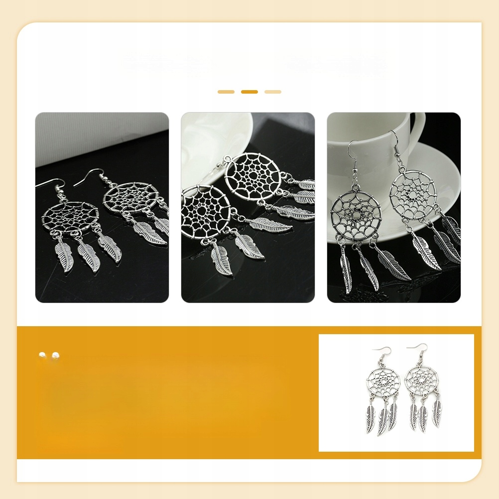 KOLCZYKI ŁAPACZY Snów Rodzaj zapięcia zatrzask